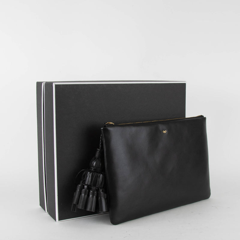 Anya Hindmarch Georgiana Clutch Black