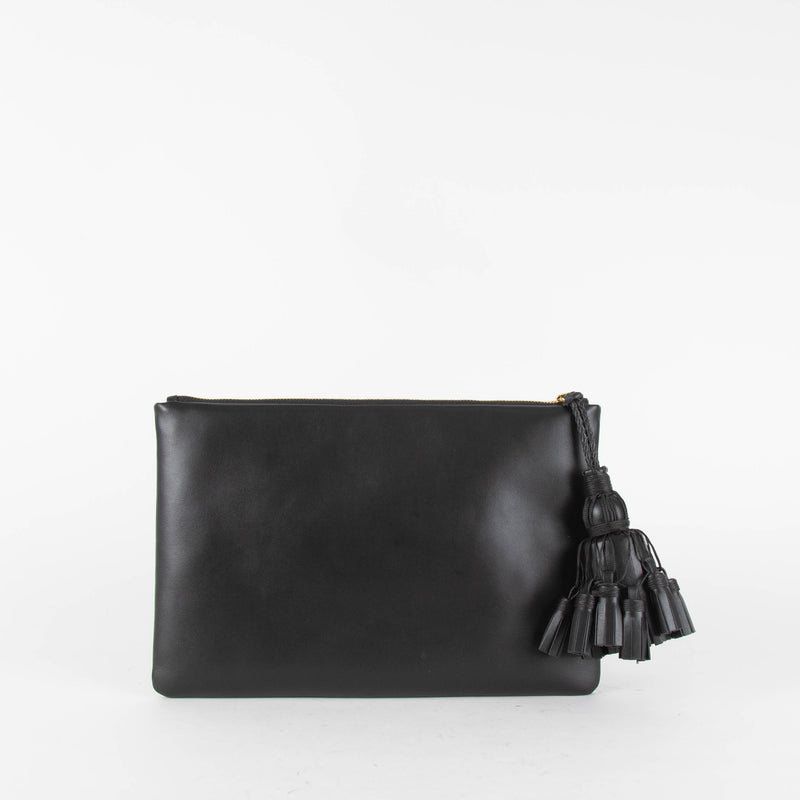 Anya Hindmarch Georgiana Clutch Black