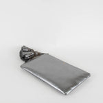 Anya Hindmarch Georgiana Clutch in Metallic Silver