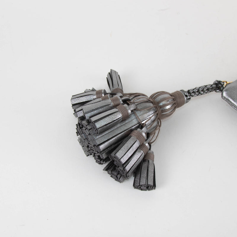 Anya Hindmarch Georgiana Clutch in Metallic Silver