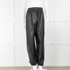 The Frankie Shop Black Leather Joggers