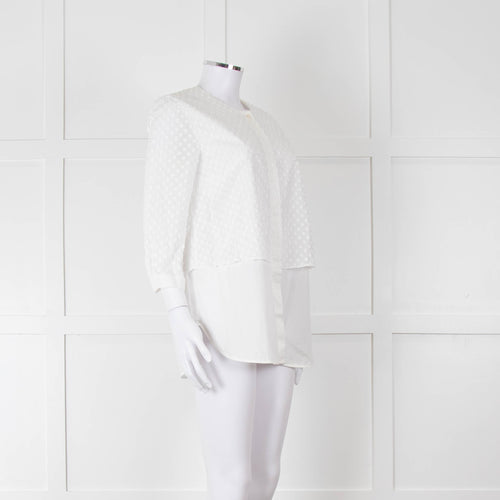 Weekend Max Mara White Dot Layered Shirt