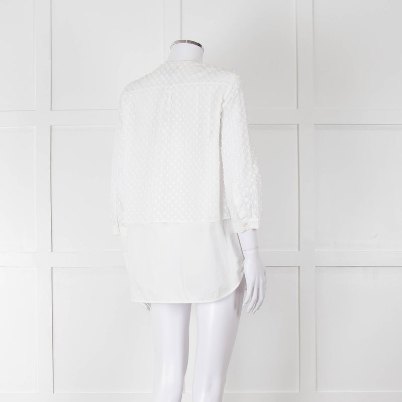 Weekend Max Mara White Dot Layered Shirt