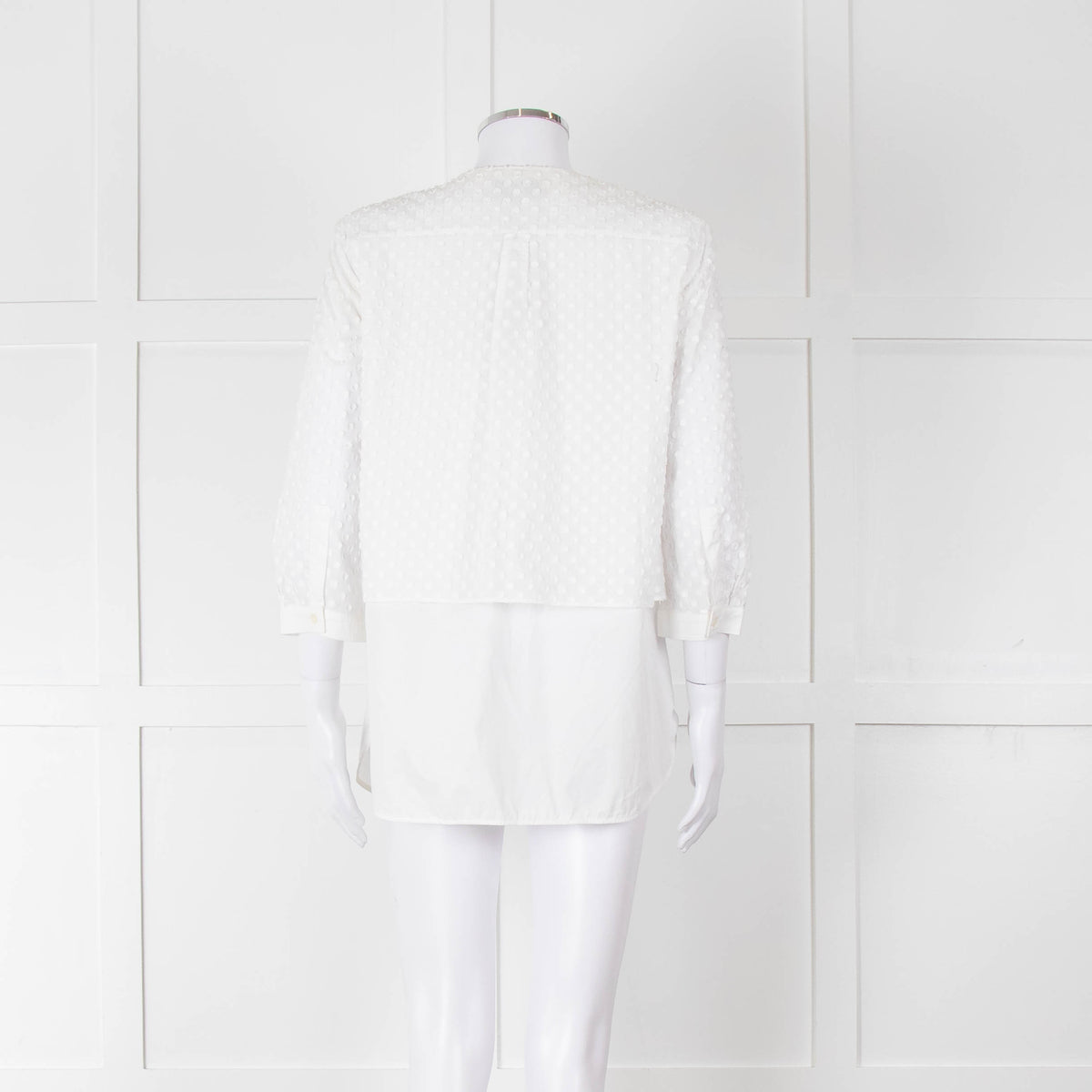 Weekend Max Mara White Dot Layered Shirt