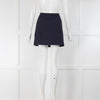 Joseph Navy Blue Tweed Mini Skirt