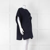 Weekend Max Mara Navy Sleeveless Cape Coat