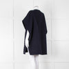 Weekend Max Mara Navy Sleeveless Cape Coat