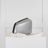 Balenciaga Silver Side Mirror Evening Bag