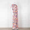 Ridley Pale Pink Blue Purple Floral Sleeveless Maxi Dress