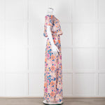 Ridley Pale Pink Blue Purple Floral Sleeveless Maxi Dress