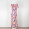 Ridley Pale Pink Blue Purple Floral Sleeveless Maxi Dress