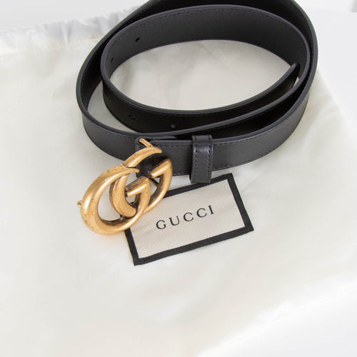 Gucci Mini  Marmont Black Belt