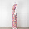 Ridley Pale Pink Blue Purple Floral Sleeveless Maxi Dress