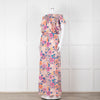 Ridley Pale Pink Blue Purple Floral Sleeveless Maxi Dress