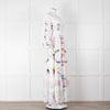 Fillyboo White Multi Colour Embroidered Maxi Dress
