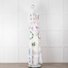 Fillyboo White Multi Colour Embroidered Maxi Dress