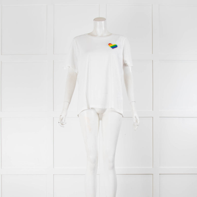 Kate Spade White Heart Detail T-Shirt