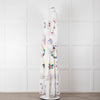 Fillyboo White Multi Colour Embroidered Maxi Dress