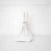 Hermes White 35 Birkin Togo Leather Bag