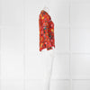 Alexis Rust Floral Long Sleeve Top