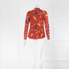 Alexis Rust Floral Long Sleeve Top