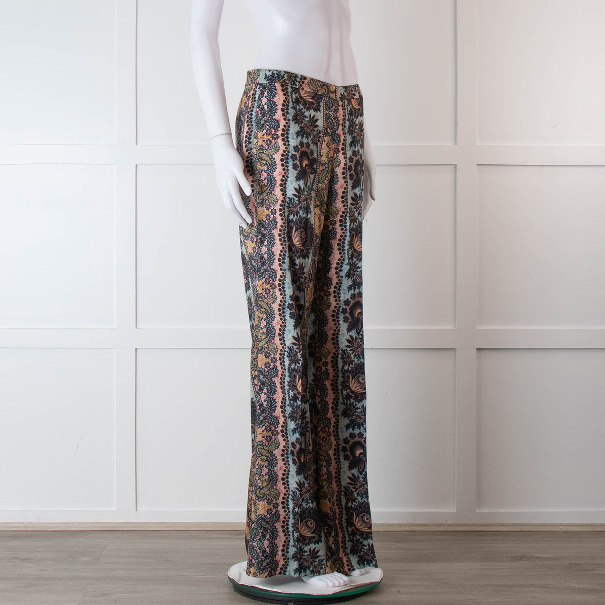 Sandro Flowing Boroque Printed Trousers