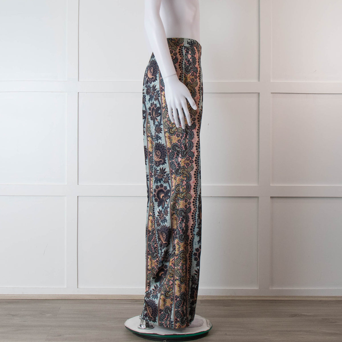 Sandro Flowing Boroque Printed Trousers