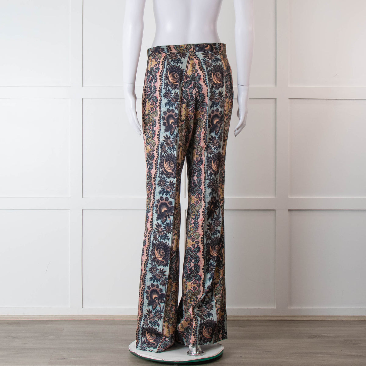 Sandro Flowing Boroque Printed Trousers