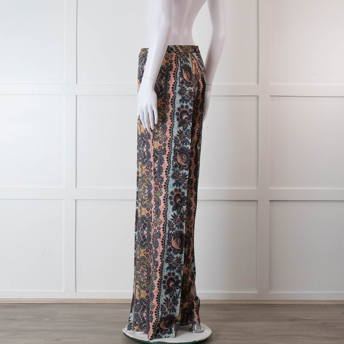 Sandro Flowing Boroque Printed Trousers