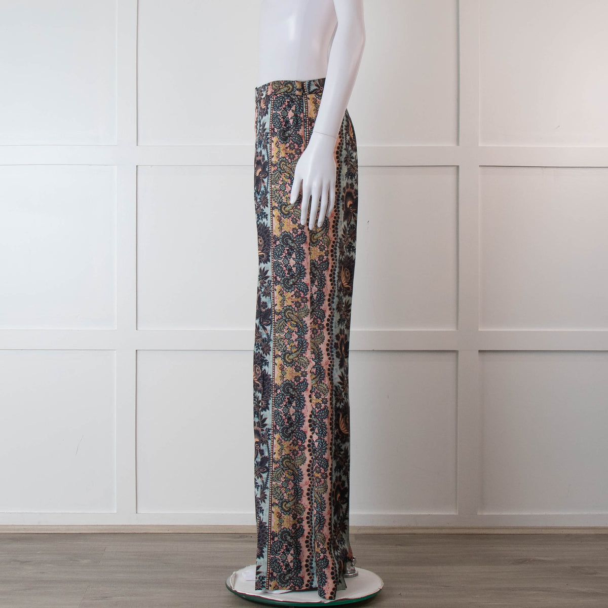 Sandro Flowing Boroque Printed Trousers