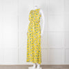 Ridley Yellow Blue Floral Sleeveless Maxi Dress