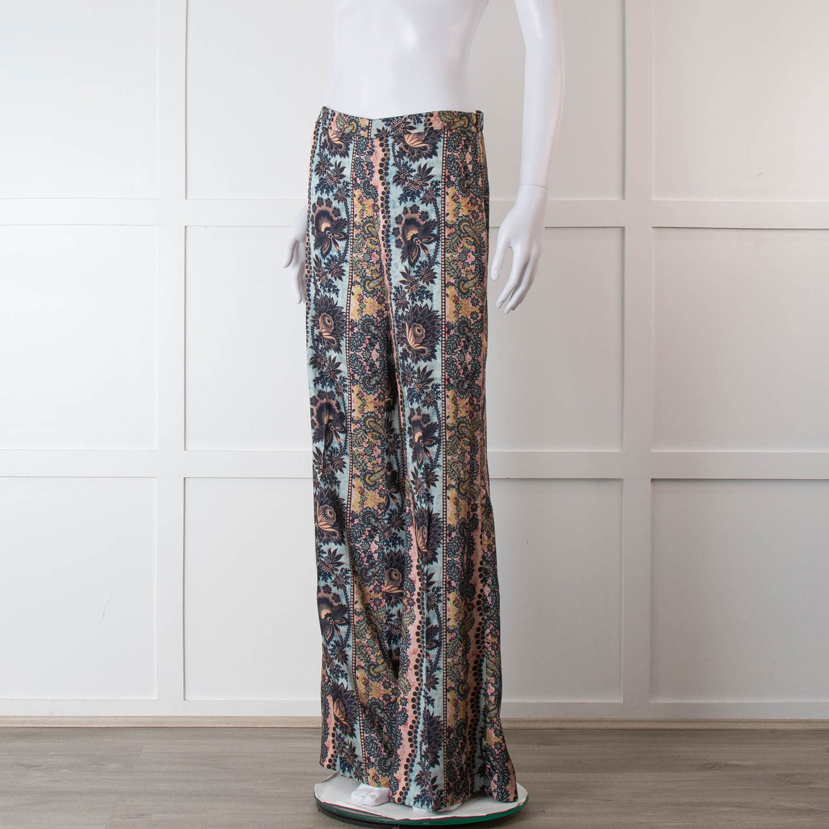 Sandro Flowing Boroque Printed Trousers