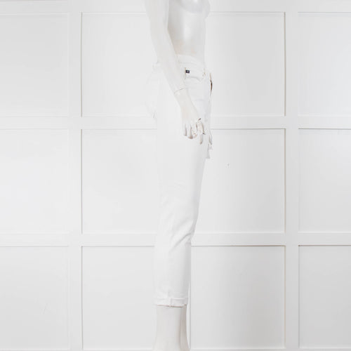 Adriano Goldschmied  White Cigarette Low Rise Jeans