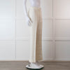Ralph Lauren Collection Purple Label Cream Linen Trousers
