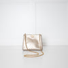 Chanel Champagne Gold Vintage Quilted Small Crossbody Bag
