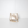 Chanel Champagne Gold Vintage Quilted Small Crossbody Bag