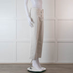 Paige White Nellie Wide Leg Culotte Style Jeans