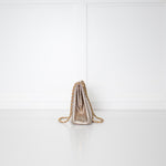 Chanel Champagne Gold Vintage Quilted Small Crossbody Bag