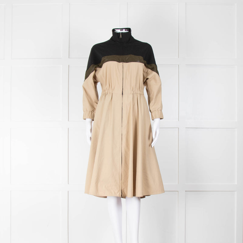 Moncler Colour Block Midi Dress