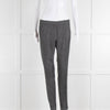 Sportmax Grey Small Houndstooth Slim Leg Trousers