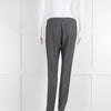 Sportmax Grey Small Houndstooth Slim Leg Trousers