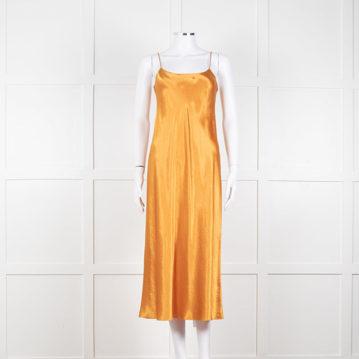 Vince Orange Slip Dress
