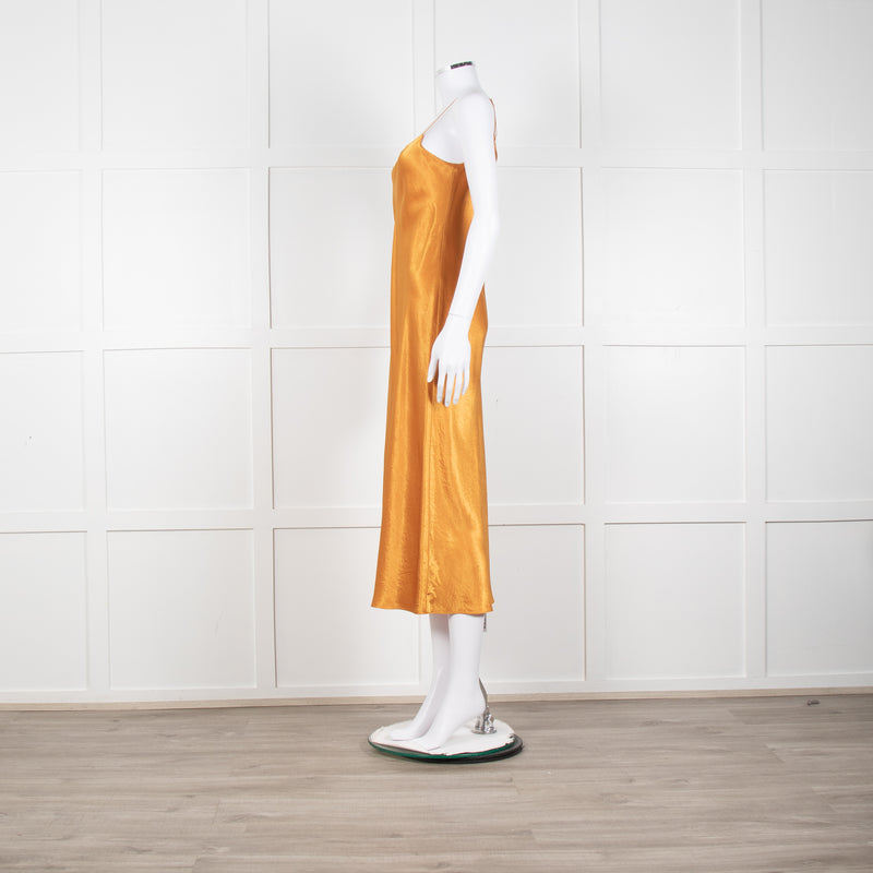 Vince Orange Slip Dress