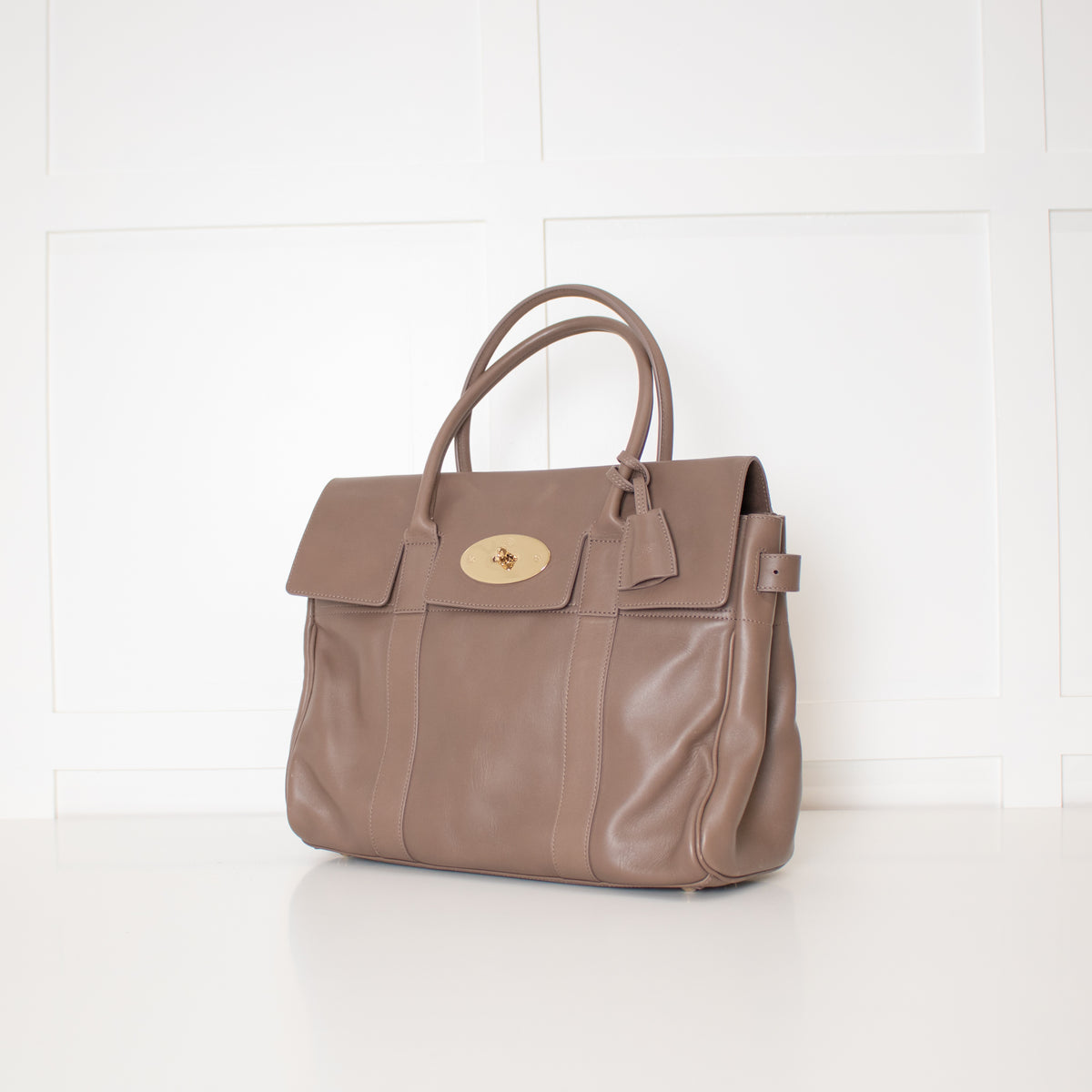 Mulberry Clay Bayswater Heritage Leather Handbag