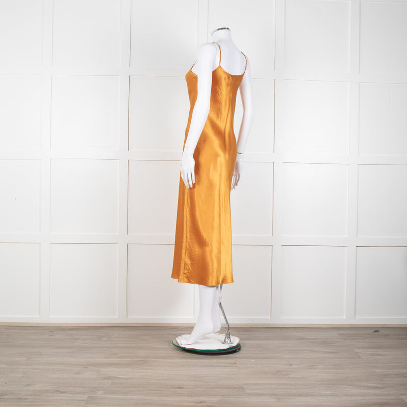 Vince Orange Slip Dress