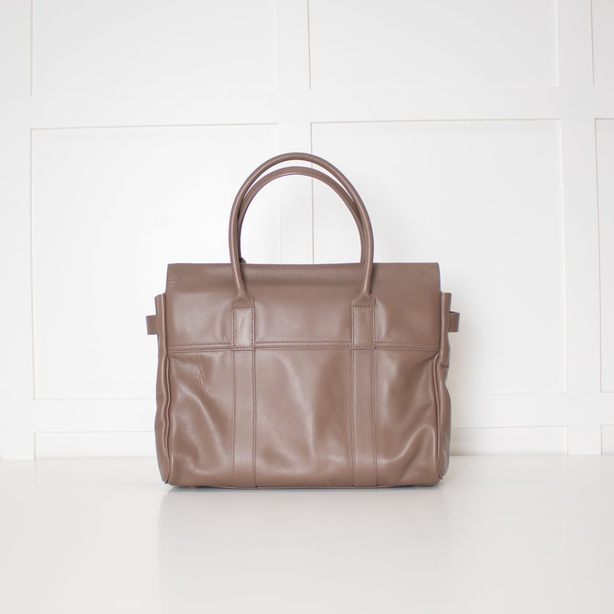 Mulberry Clay Bayswater Heritage Leather Handbag