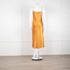 Vince Orange Slip Dress