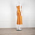 Vince Orange Slip Dress