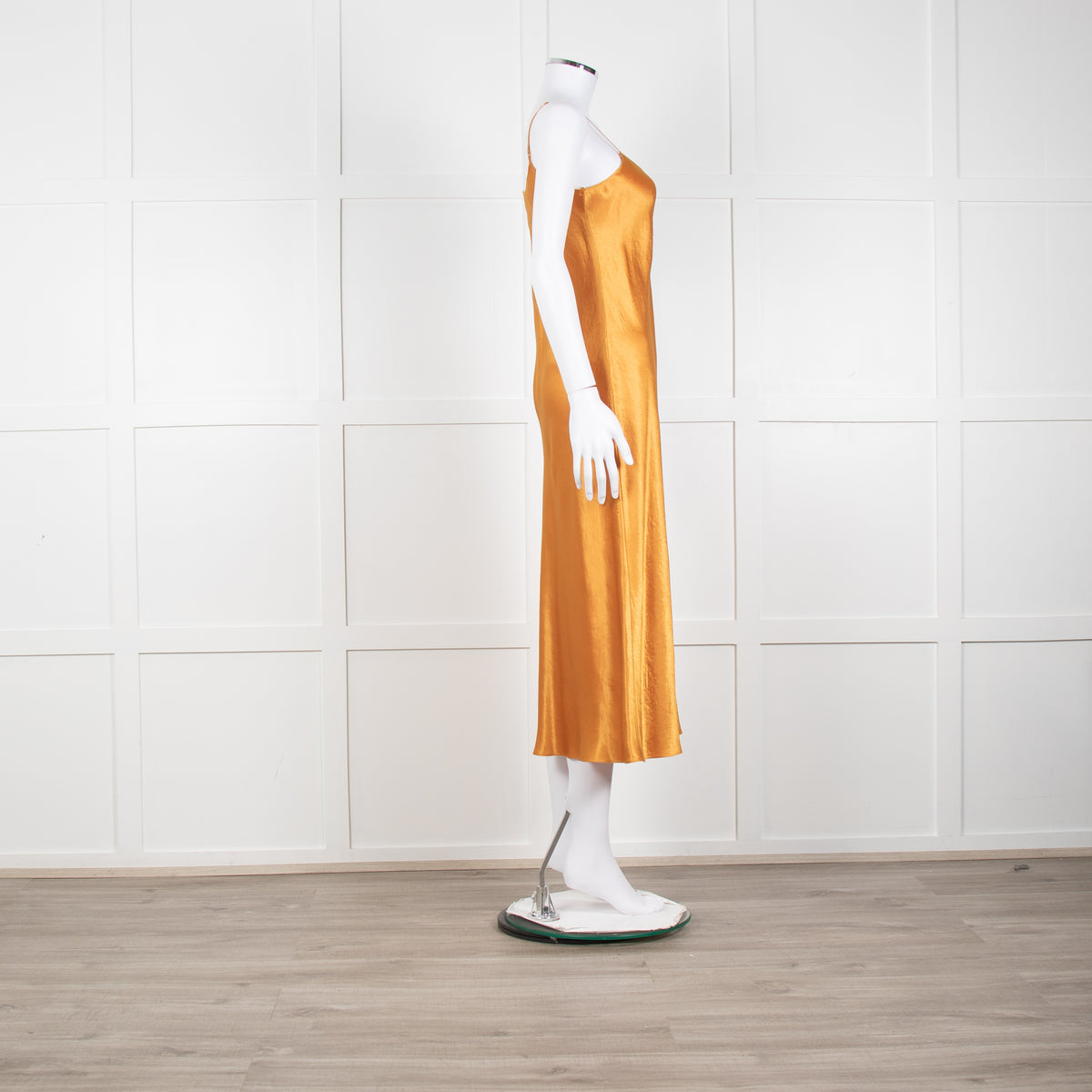vince orange slip dress Vince | Dresses | Vince Womens Orange Satin Straightneck Bias Spaghettistrap Slip Dress Sz 2xs