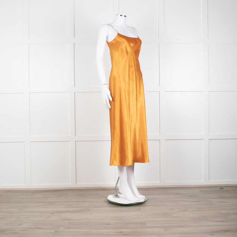 Vince Orange Slip Dress